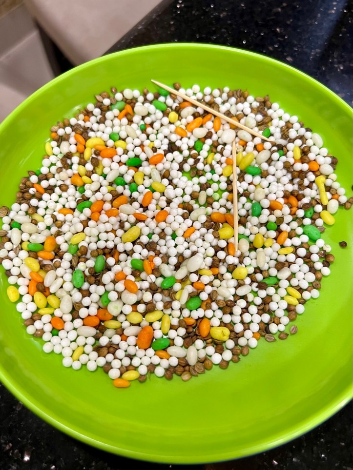 Mouth freshner after meal at Sultan's Dine Restaurant