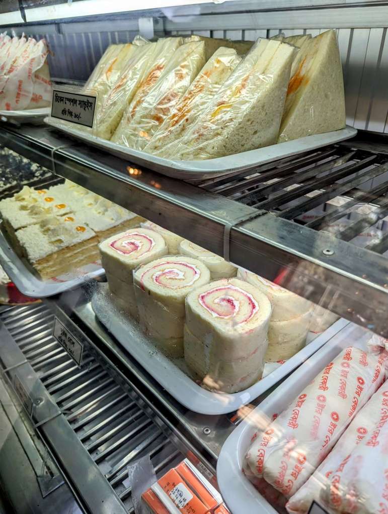 Cakes and Sandwiches from Star Kabab in Dhanmondi, Dhaka.