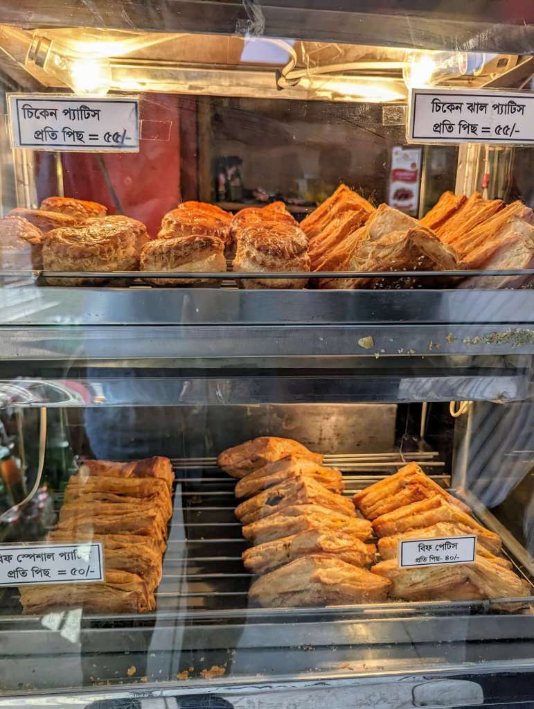 Beef and chicken patties from Star Kabab in Dhanmondi, Dhaka.