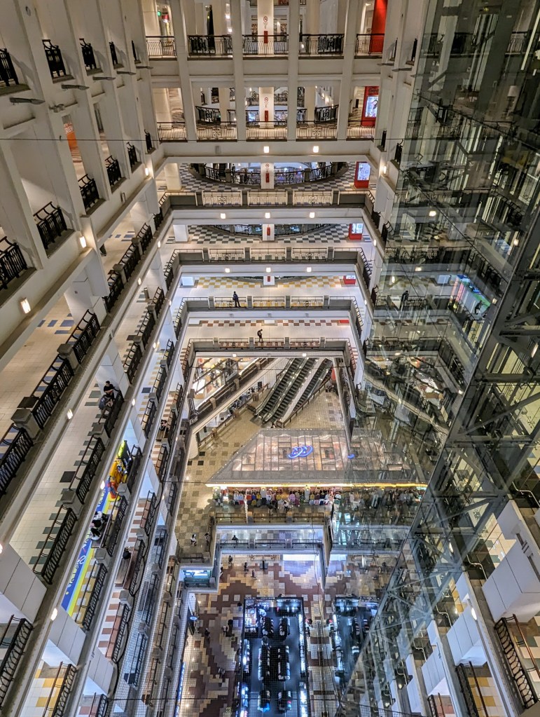 Multiple levels at Berjaya Times Square in KL