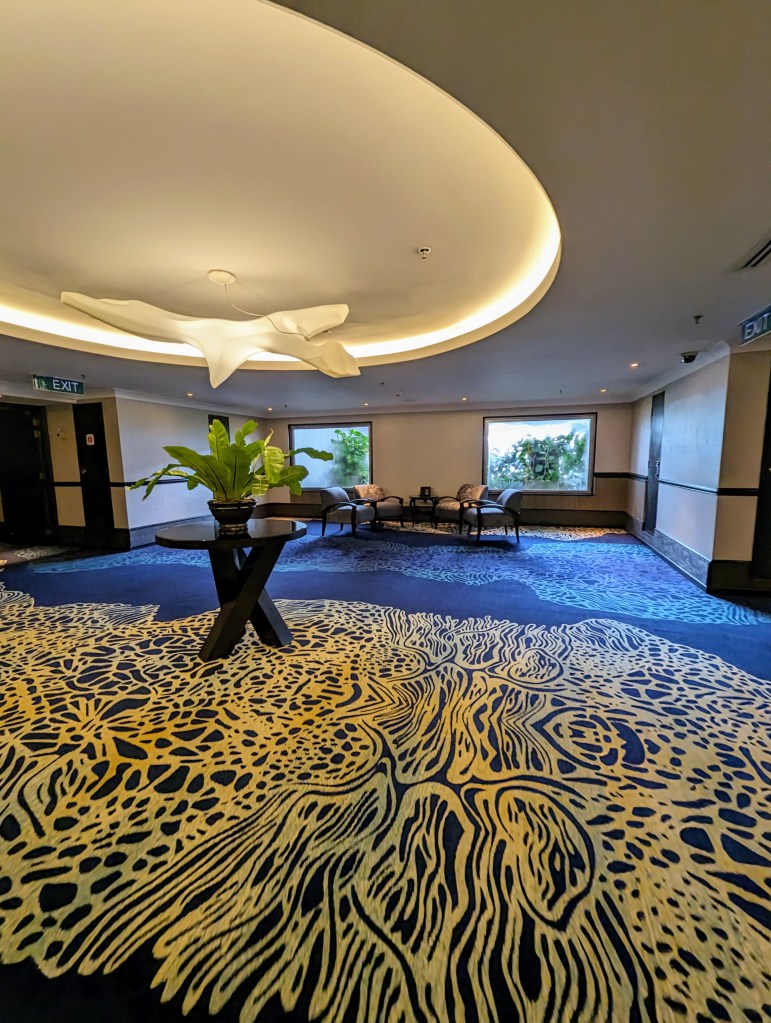 Floor carpet at Sama Sama Hotel in Kuala Lumpur