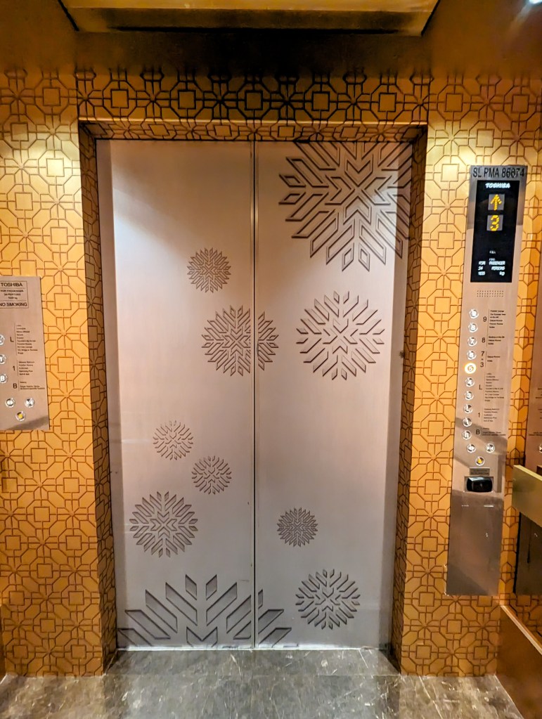 Elevator at Sama Sama Hotel KL