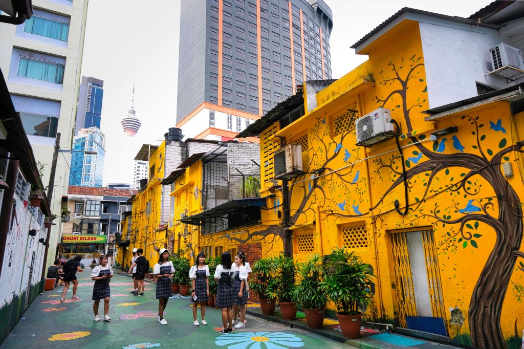 Murals in Bukit Bintang area of KL