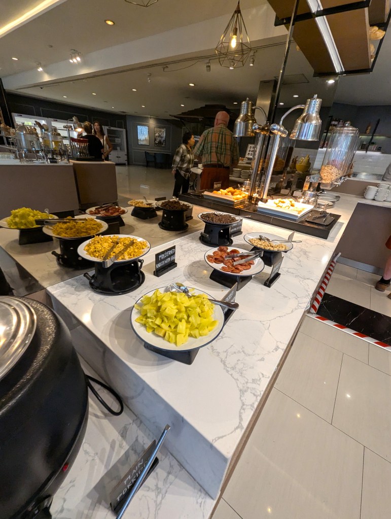 Breakfast at Siam Mandarina Hotel in Bangkok, Thailand.