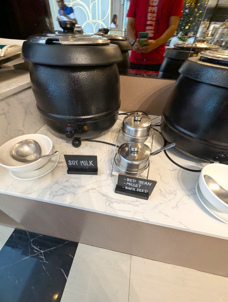 Breakfast at Siam Mandarina Hotel, Bangkok, Thailand.