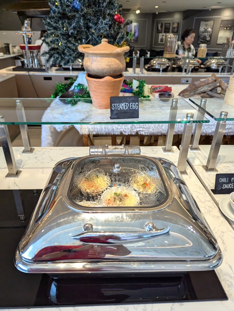 Breakfast at Siam Mandarina Hotel, Bangkok, Thailand.