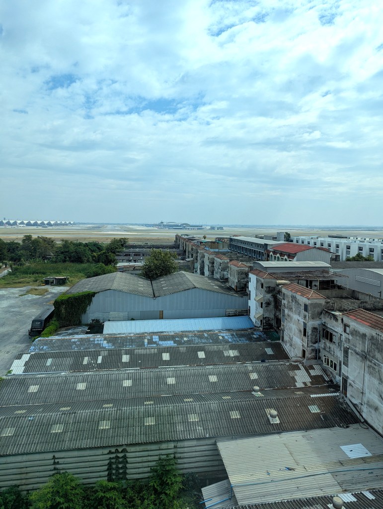 View from the back of Siam Mandarina Hotek in Bangkok.
