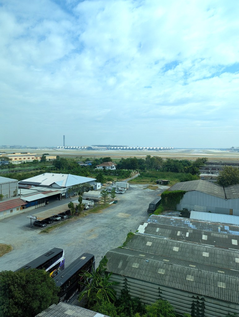 Back view from Siam Mandarina Hotel in Bangkok, Thailand.