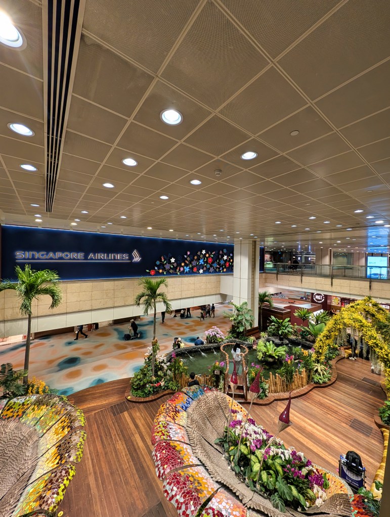 View of Enchanted Garden located at Terminal 2 of Singapore Changi Airport Enchanted Garden at Terminal 2 of Singapore Changi Airport