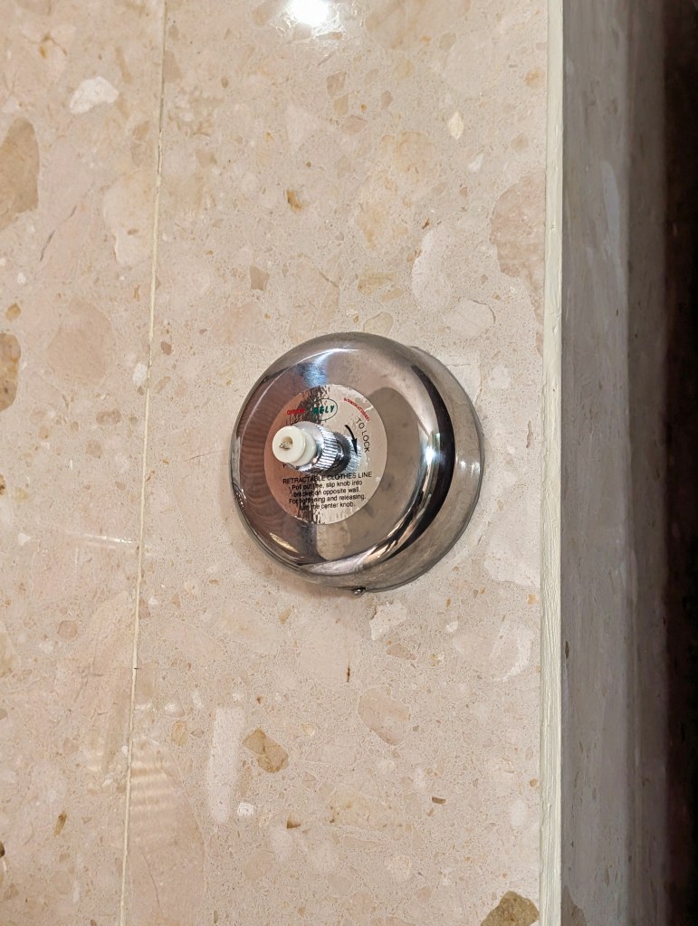 Clothesline at Hyatt Regency Hotel Suvarnabhumi Airport Bangkok