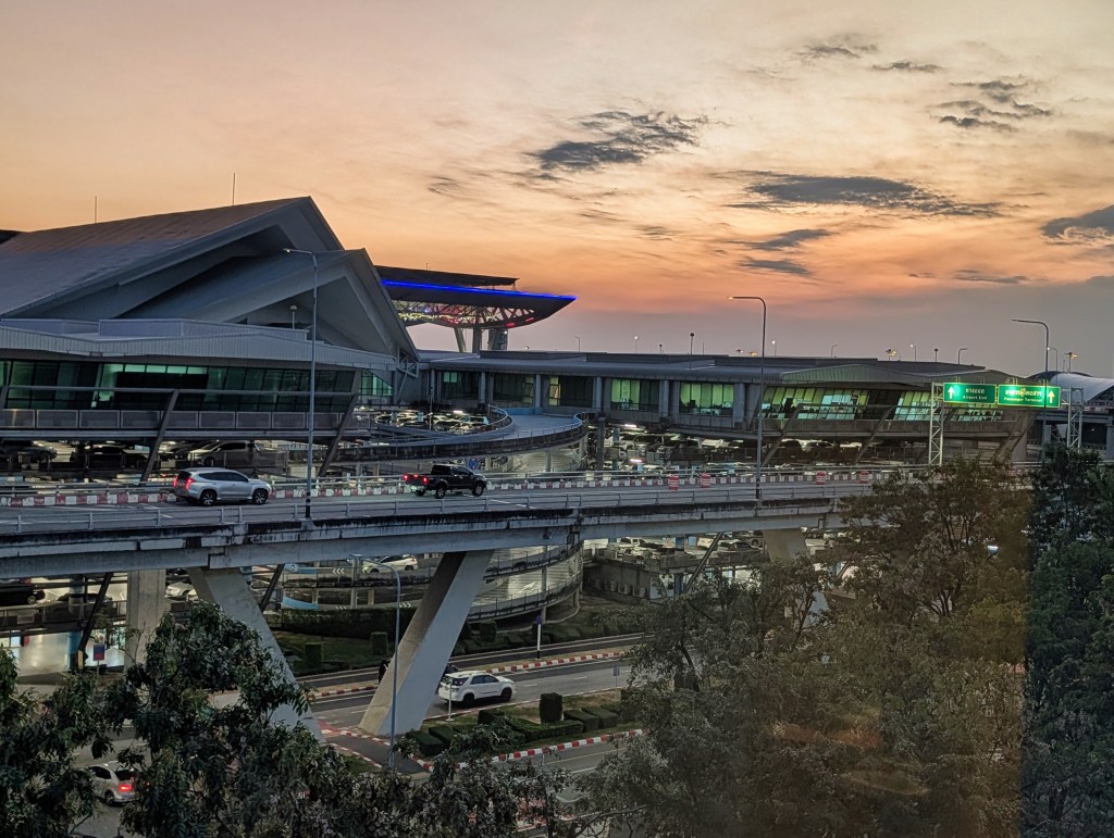 View of Suvarnabhumi Airport from Hyatt Regency Hotel Bangkok
