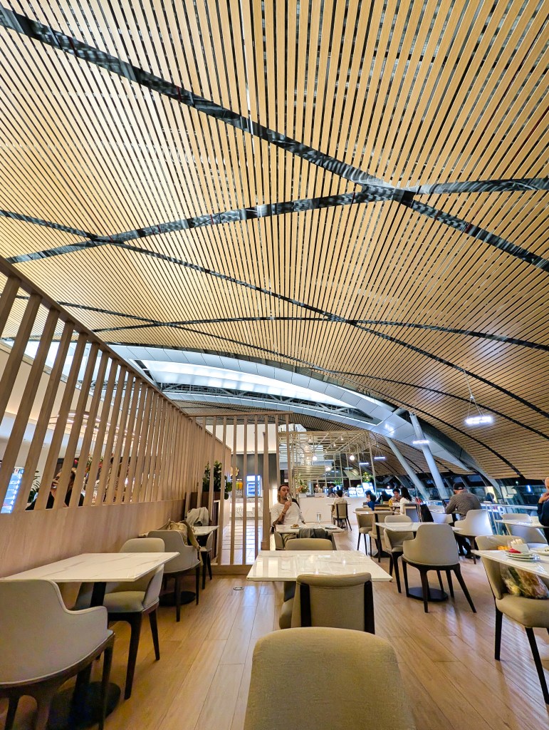 Seating area in Miracle Business Class Lounge at Bangkok Suvarnabhumi Airport (Satellite 1)