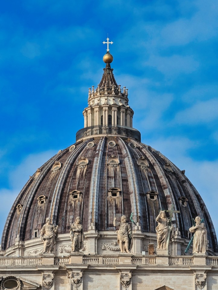 Dome of St. Peter's Basilica in Vatican City