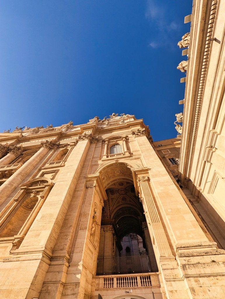 Entrance to St. Peter's Basilica in Vatican City