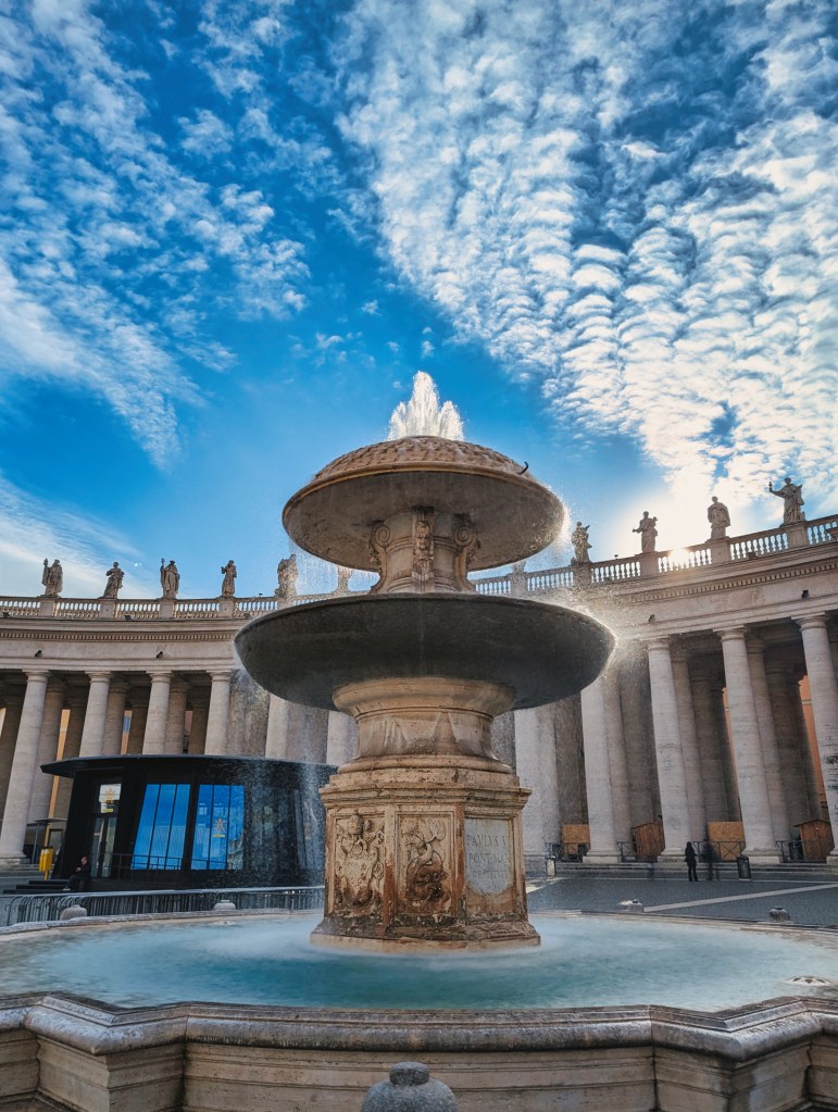 Fountain in St. Peter's Basilica in Vatican City