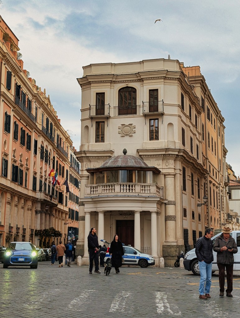 Palazzetto Zuccari located in Piazza della Trinita dei Monti in Rome Italy