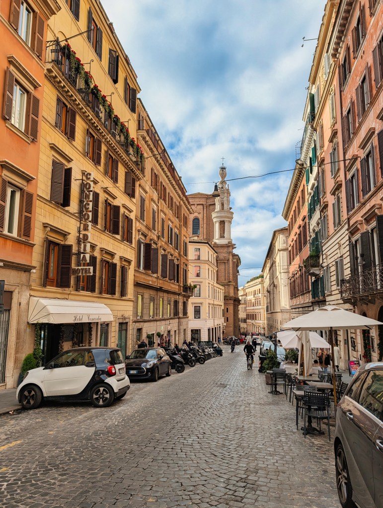 Streets of Rome, Italy.