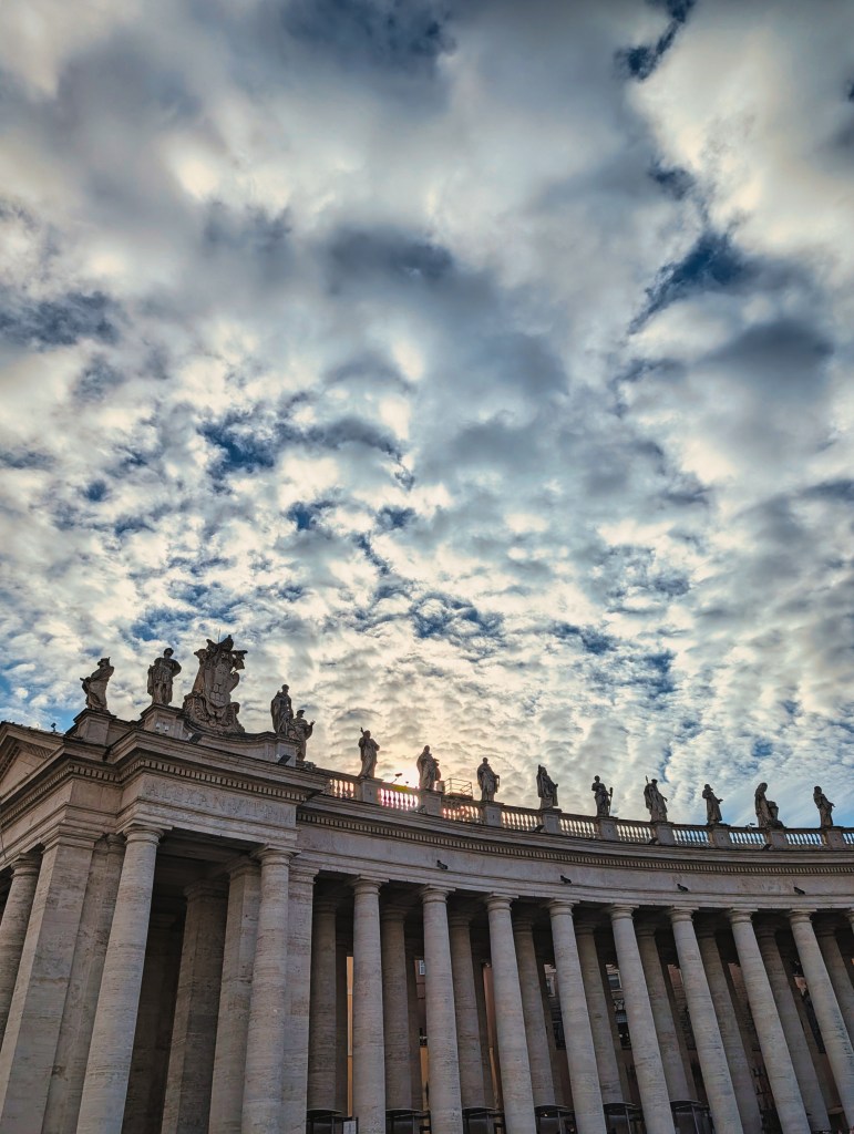 Structures around St. Peter's Basilica in Vatican City