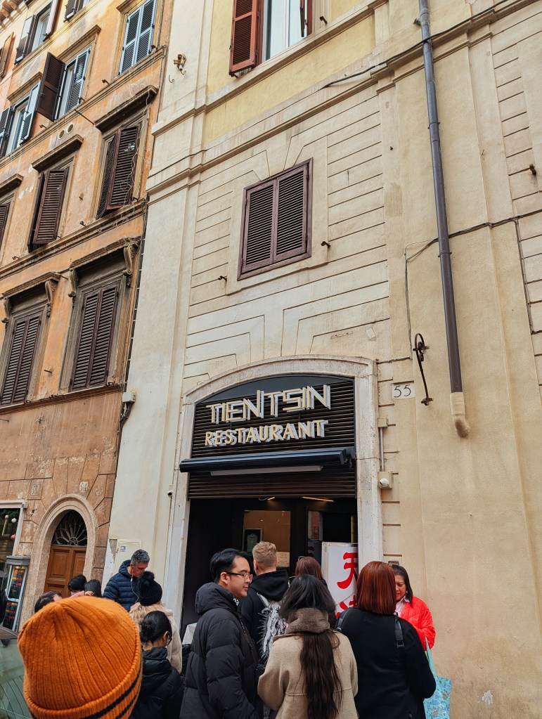 Tien Tsin Chinese Restaurant in Rome, Italy.