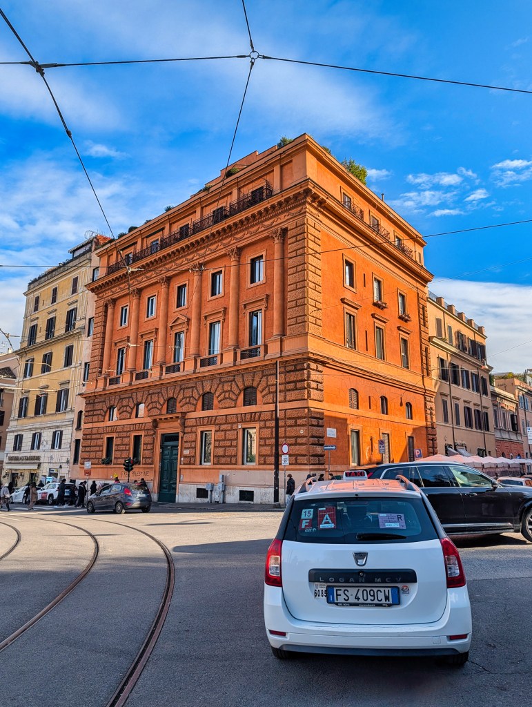 Buildings close to the Colosseum in Rome Italy