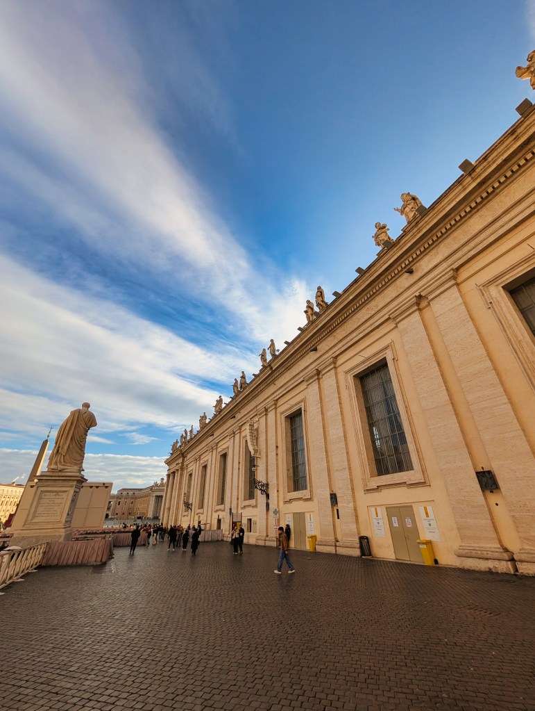 Structure around St. Peter's Basilica